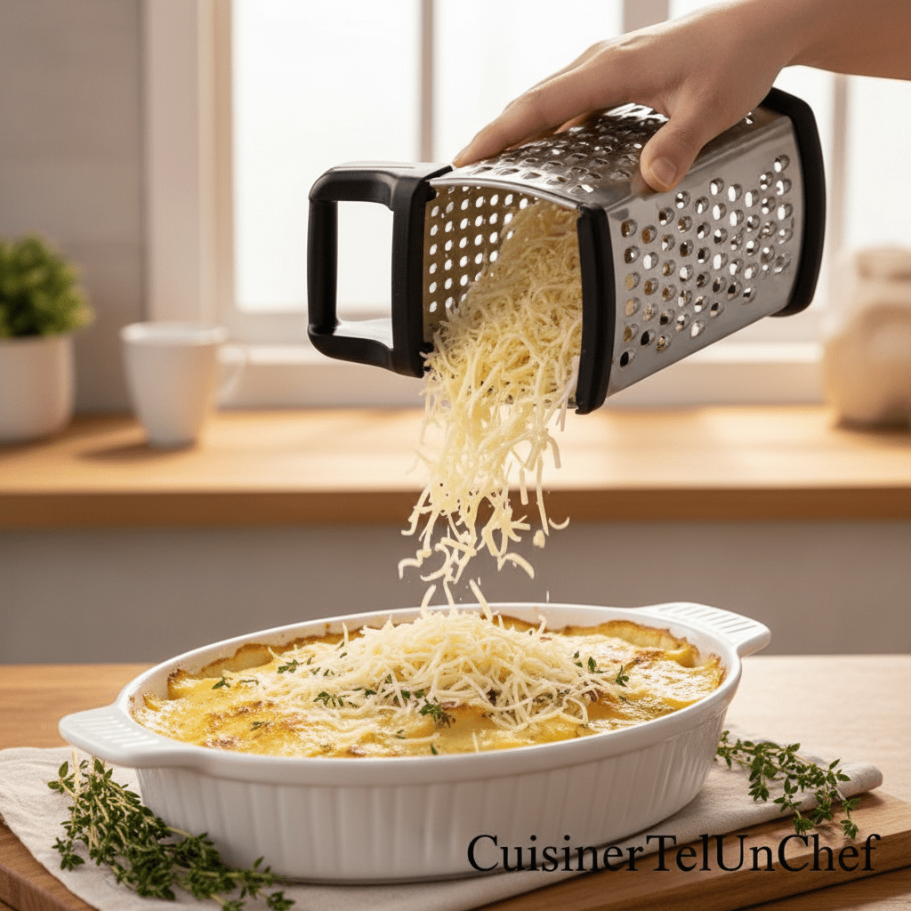 Râpe à Fromage Polyvalente | Plusieurs Grilles pour Tous les Fromages - Râpe à Fromage - cuisinertelunchef
