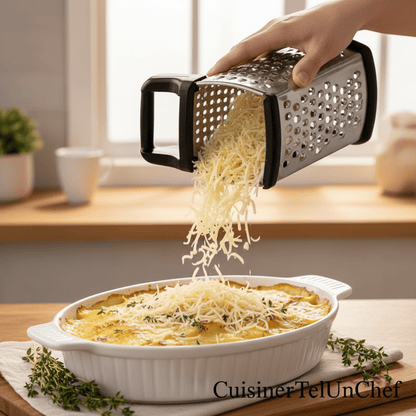 Râpe à Fromage Polyvalente | Plusieurs Grilles pour Tous les Fromages - Râpe à Fromage - cuisinertelunchef