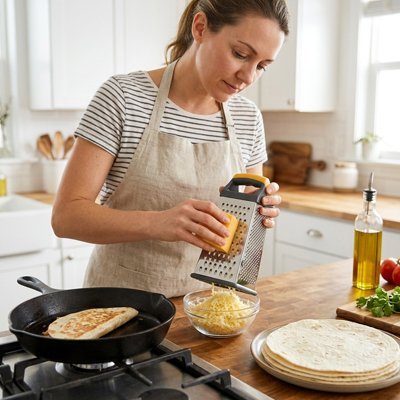 Râpe fromage ultra-tranchante, idéale pour fromages durs et affinés