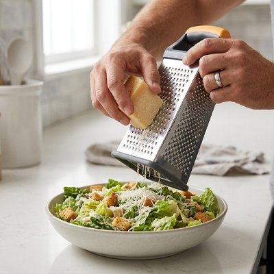 Râpe à fromage efficace, râpage rapide et précis au quotidien