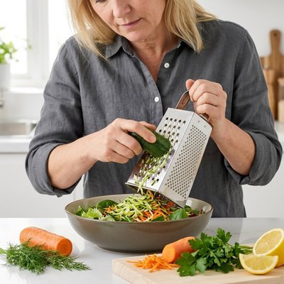 Râpe à légumes manuelle | Tranchage Express - cuisinertelunchef