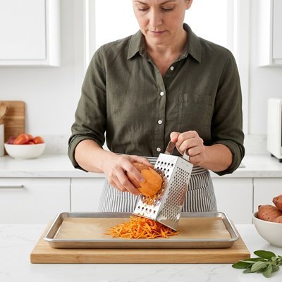 Râpe à légumes manuelle | Tranchage Express - cuisinertelunchef