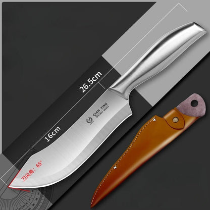 Couteaux chef étui cuir artisanal, alliance de performance et d'élégance