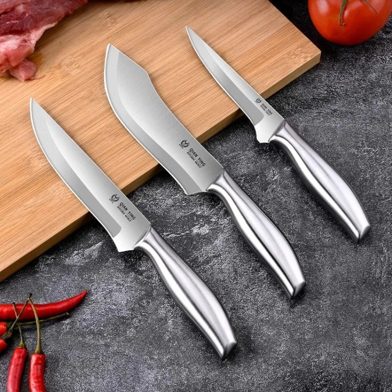 Set couteaux avec étui cuir, cadeau idéal pour passionné de cuisine