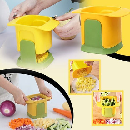 Ustensile coupe brunoise professionnel, dés uniformes pour préparations culinaires
