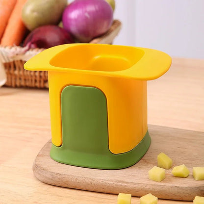 Coupe brunoise cuisine maison, résultat chef pour présentations soignées