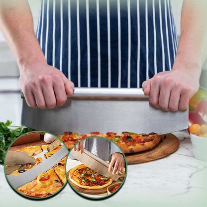 Coupe-pizza professionnel maison, tranches régulières pour toutes tailles de pizza
