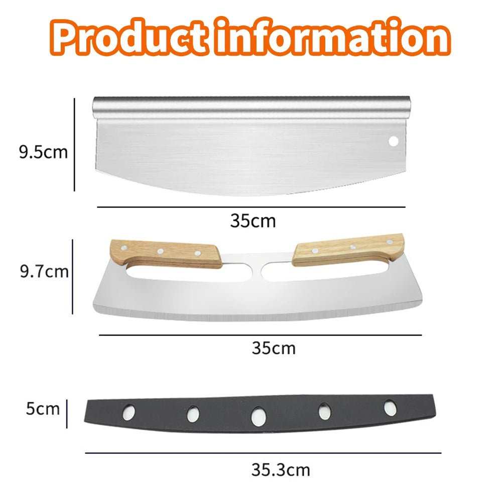 Coupe-pizza lame inox, résistant et durable pour usage quotidien