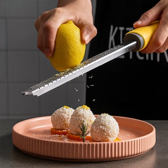 Zesteur Ergonomique | Manche Confortable pour Zester Facilement - Zesteur - cuisinertelunchef