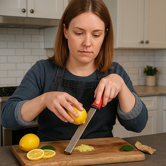 Zesteur Ergonomique | Manche Confortable pour Zester Facilement - Zesteur - cuisinertelunchef