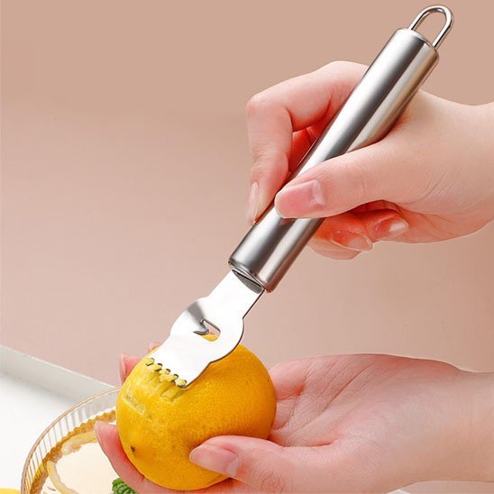Zesteur Lames Ultra-Précises | Citron, Orange & Épices - Zesteur - cuisinertelunchef